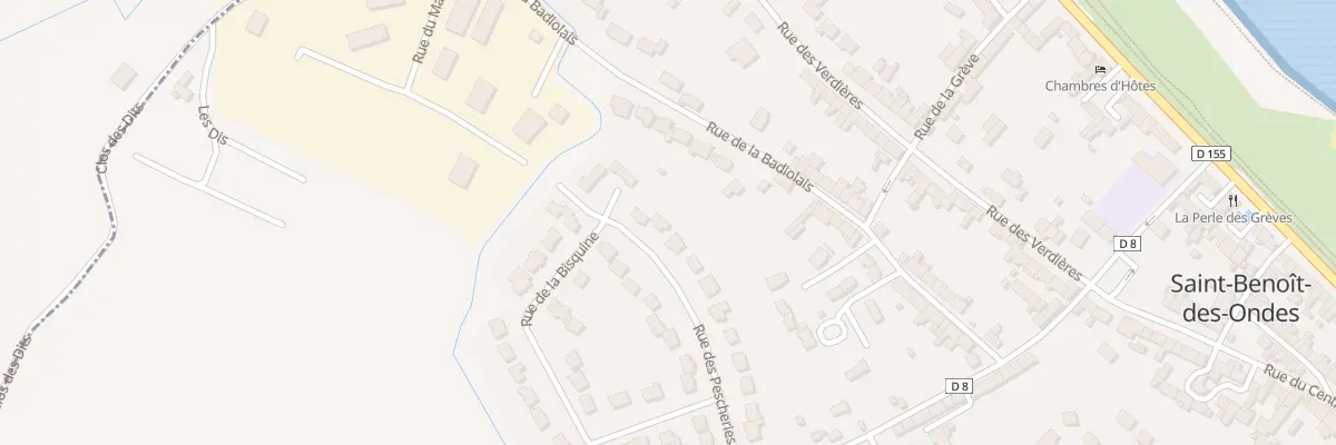 Plan du 20 Rue des Pescheries à Saint-Benoît-des-Ondes