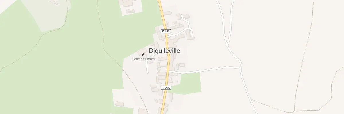 Plan du 18 Rue Desert Digulleville à La Hague