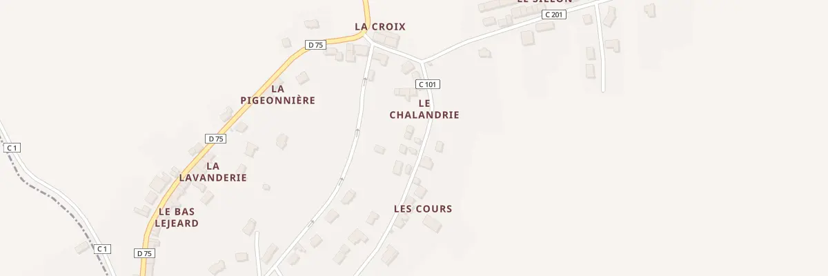 Plan du 9000 Les Cours à Lillemer