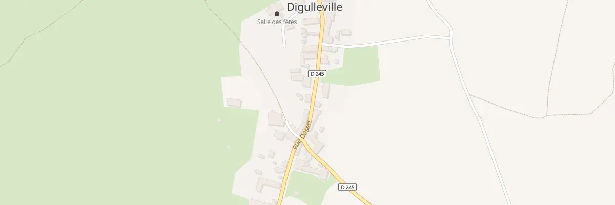Plan du 13 Rue Desert Digulleville à La Hague