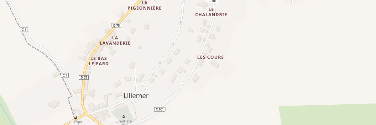 Plan du 88 Les Hauts à Lillemer