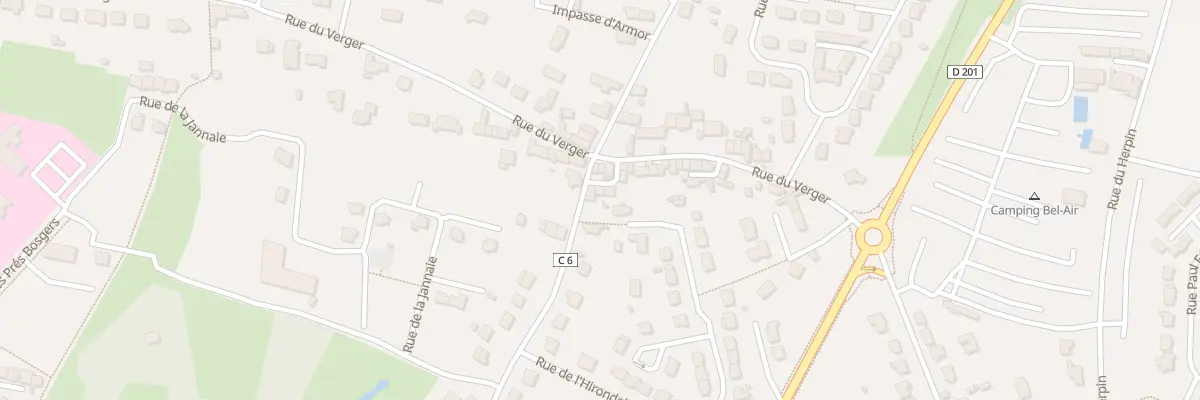 Plan du 70A Bd d’Armor à Cancale