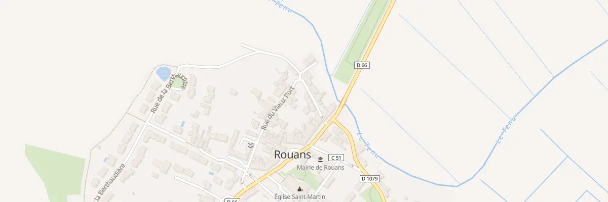 Plan du 3 Rue du Vieux Port à Rouans