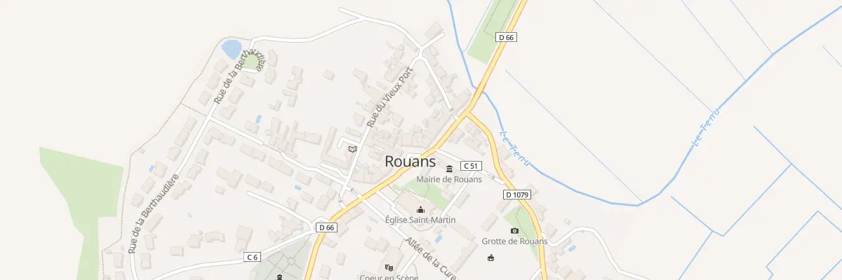 Plan du 2 Pl de la Mairie à Rouans