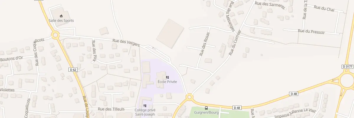 Plan du 5 Imp Sarriette à Guignen