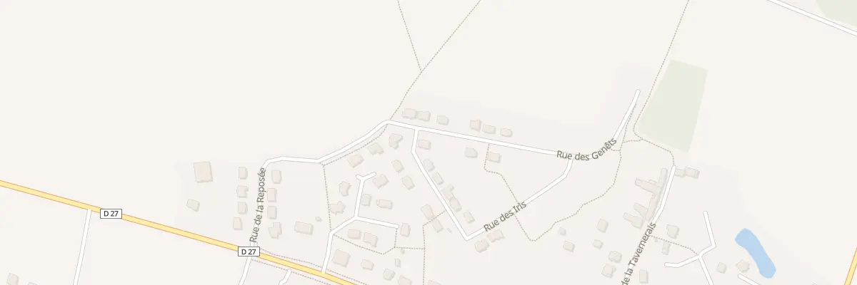 Plan du 2 Rue des Genêts à La Chapelle-Chaussée