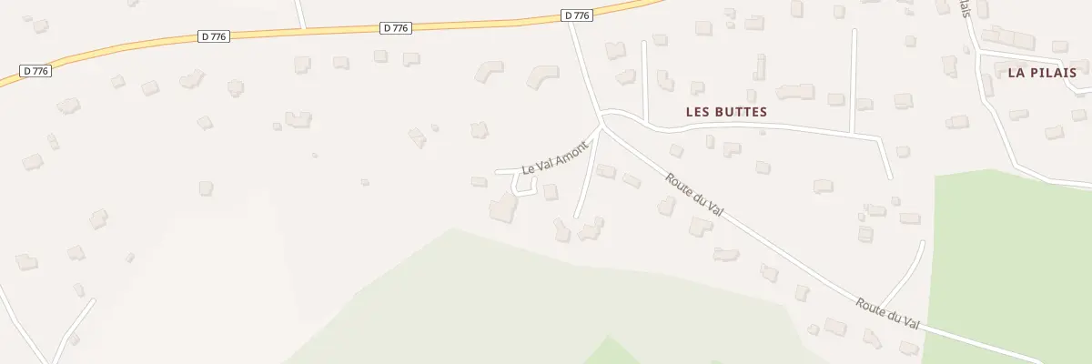 Plan du 98 Route du Val à Lassy