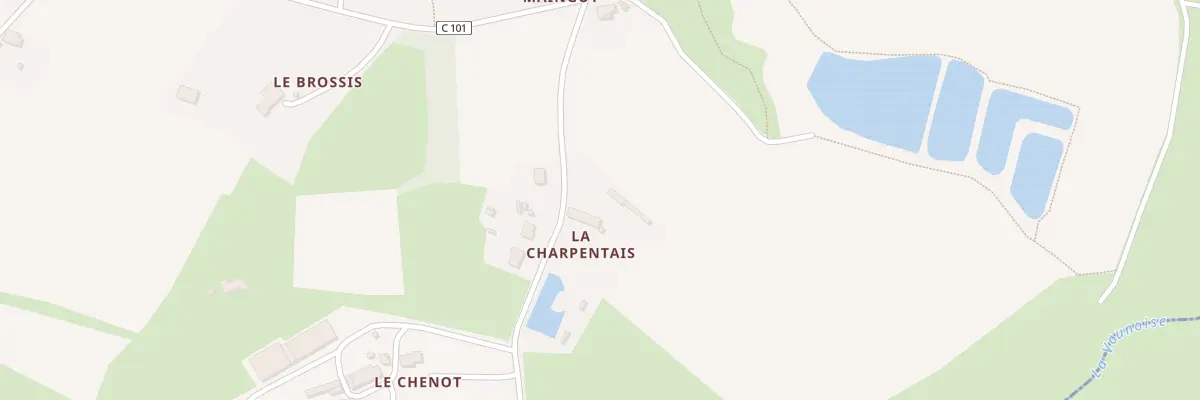 Plan du 5090 La Charpentais à La Chapelle-Thouarault