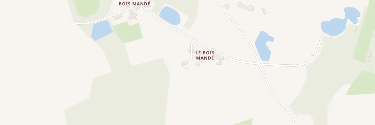 Plan du 5303 Le Bois Mandé à Mesnil-Roc’h