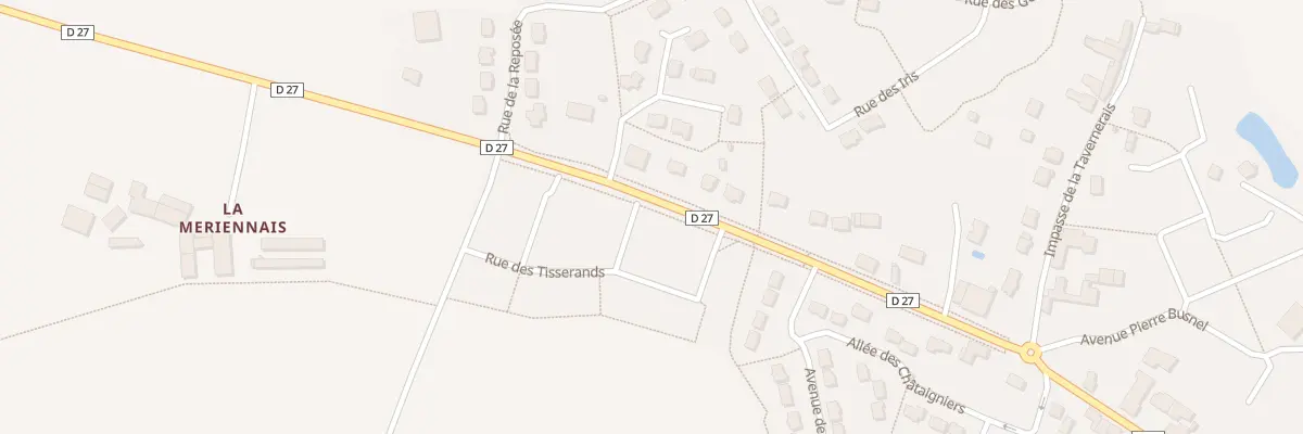Plan du 18 Rue des Tisserands à La Chapelle-Chaussée