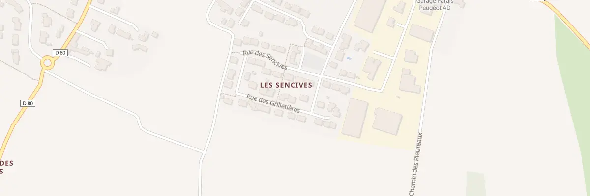 Plan du 4 Rue des Grilletières à Saint-Hilaire-de-Chaléons