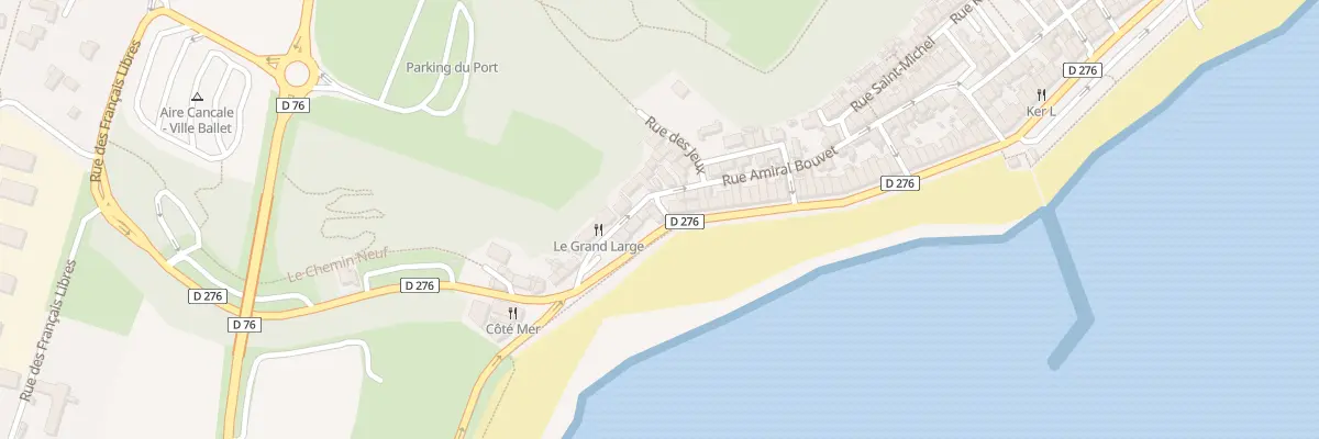 Plan du 1 Quai Jacques Cartier à Cancale