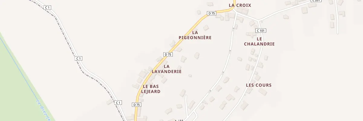 Plan du 5000 La Lavandrie à Lillemer