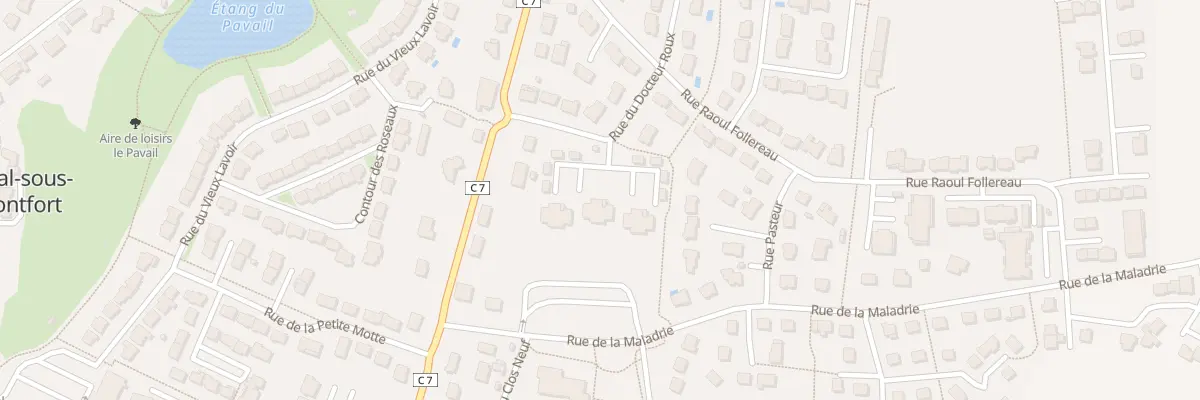Plan du 5 Rue du Docteur Roux à Bréal-sous-Montfort