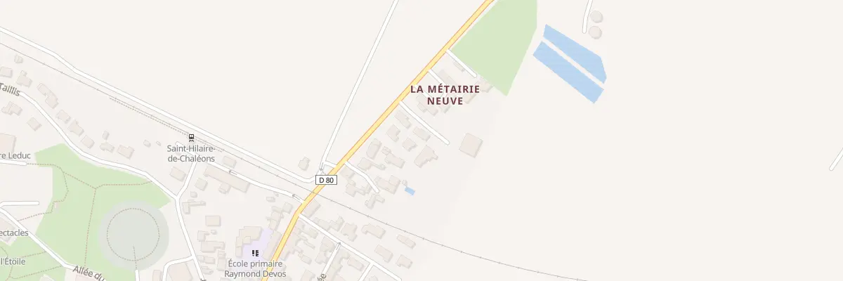 Plan du 6 Imp des Pivoines à Saint-Hilaire-de-Chaléons