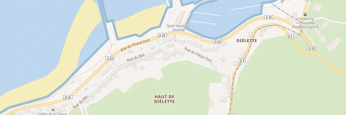 Plan du 5 Rue du Vieux Port à Flamanville
