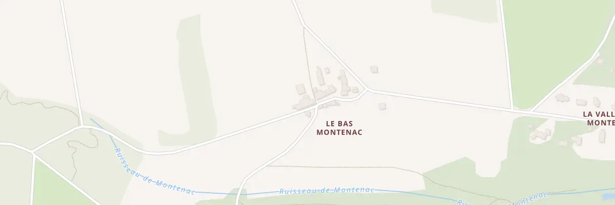 Plan du 5732 Le Bas Montenac à Langon