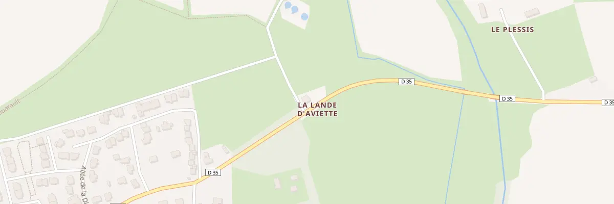 Plan du 5130 La Lande d’Aviette à Cintré