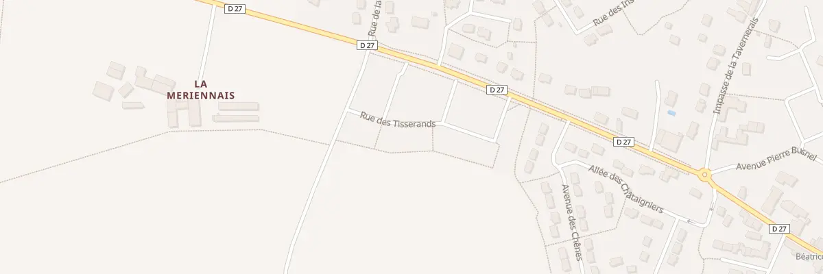 Plan du 12 Rue des Tisserands à La Chapelle-Chaussée