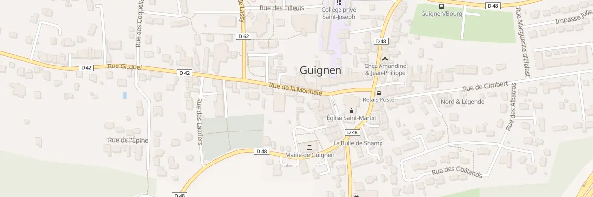 Plan du 7 Rue de la Monnaie à Guignen