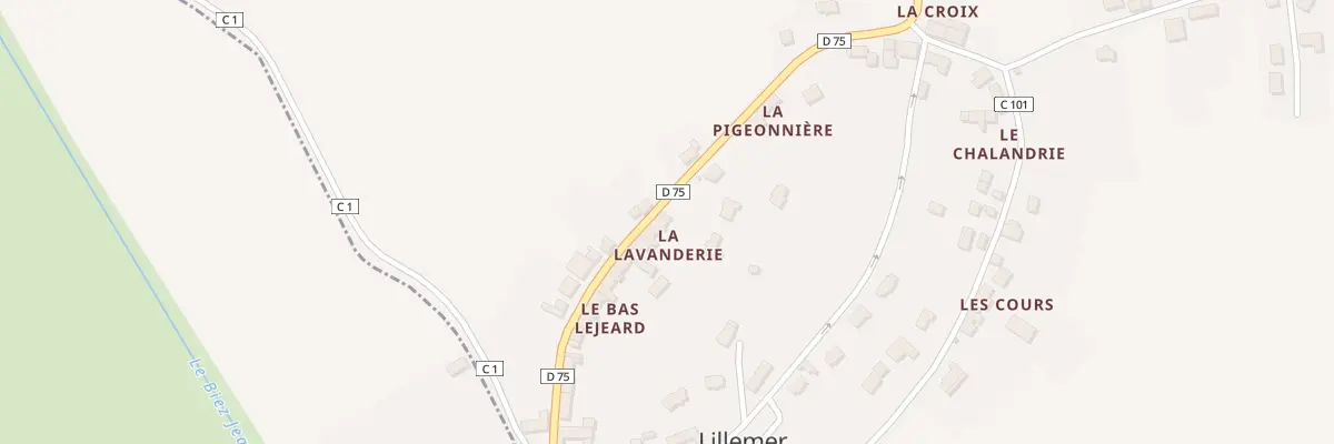 Plan du 5069 Bas Lejeard à Lillemer