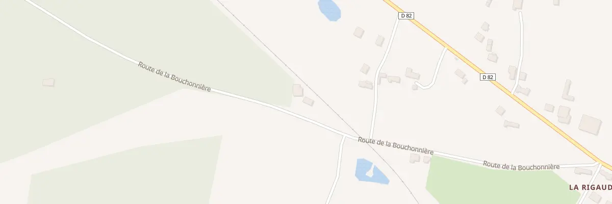 Plan du 498 Rte de la BOUCHONNIERE à Commequiers