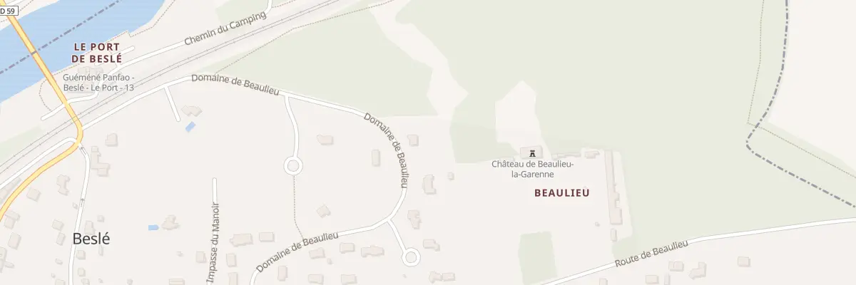 Plan du 116 Beaulieu à Guémené-Penfao
