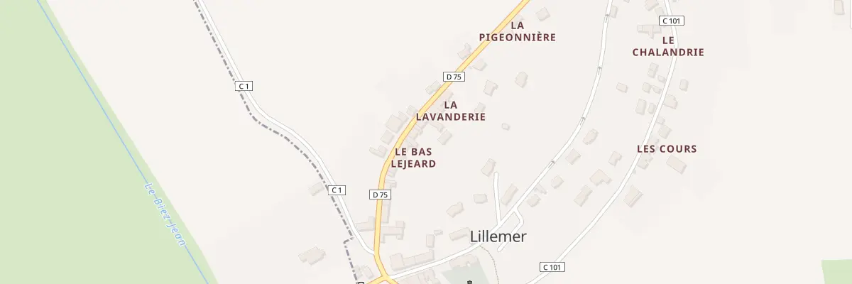 Plan du 5073 Bas Lejeard à Lillemer