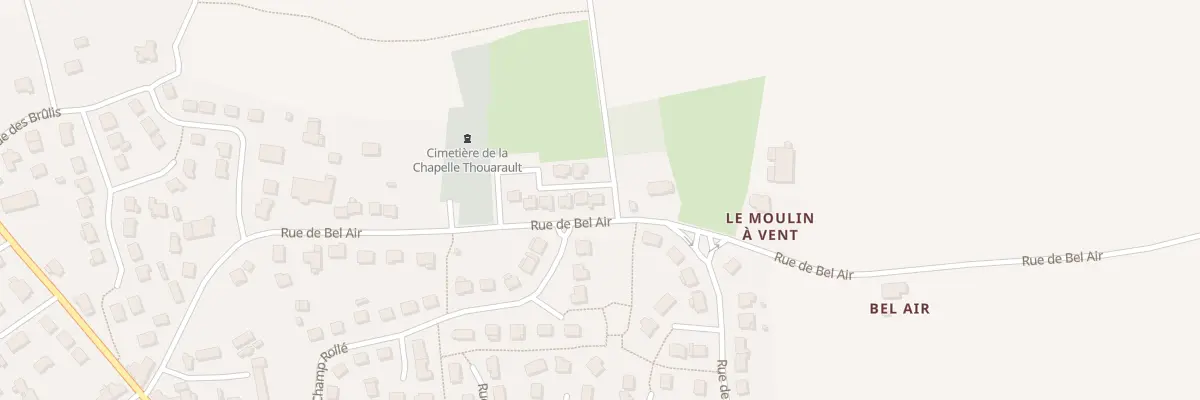 Plan du 12 Rue des Alliettes à La Chapelle-Thouarault