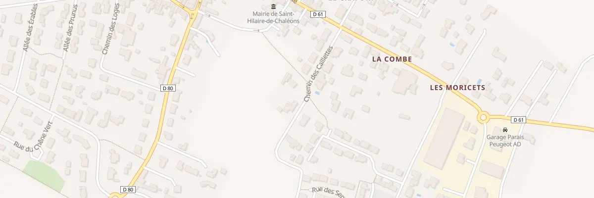 Plan du 12 Che des Caillettes à Saint-Hilaire-de-Chaléons