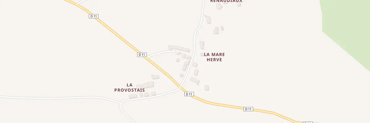 Plan du 7 La Mare Hervé à Saint-Domineuc