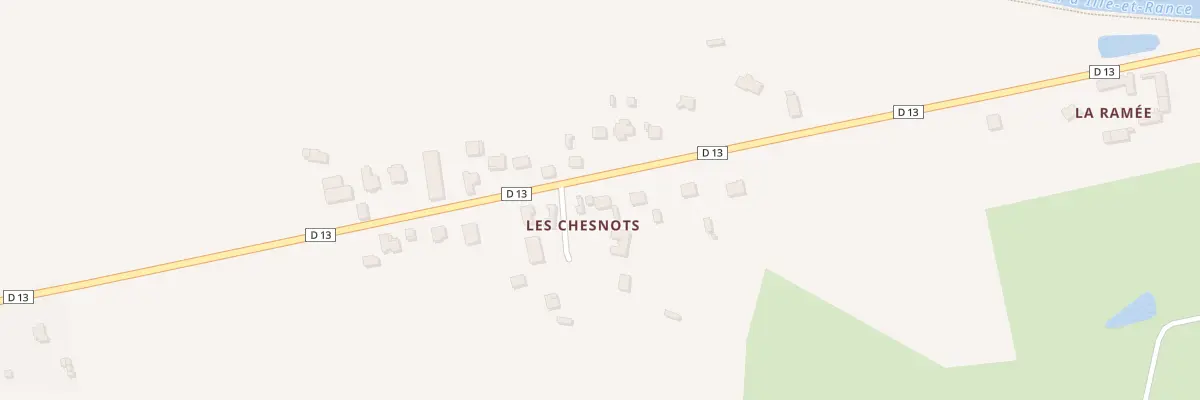 Plan du 5218 Le Chesnot à Saint-Domineuc