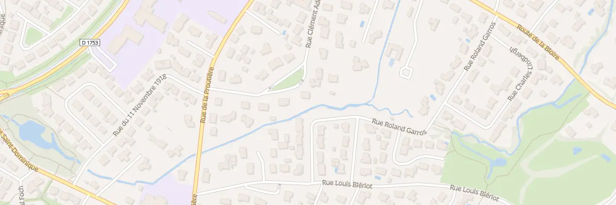 Plan du 10 Rue clément ader à Challans