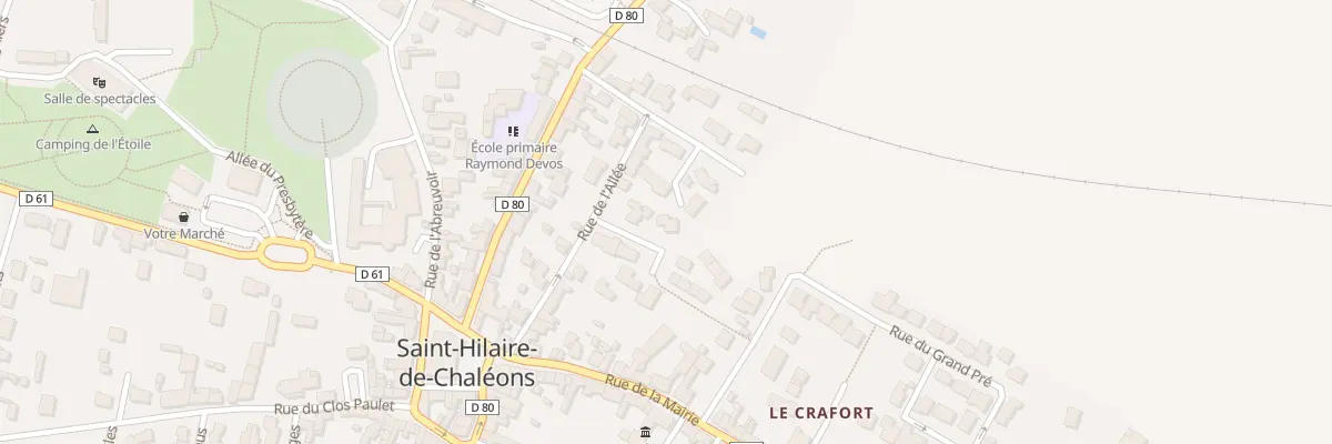 Plan du 3 Pl de l’Allée à Saint-Hilaire-de-Chaléons