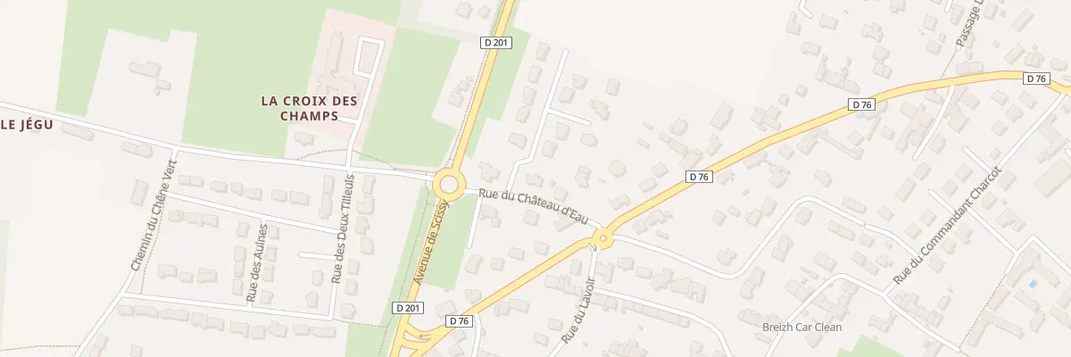Plan du 6 Rue du Chateau d’Eau à Cancale
