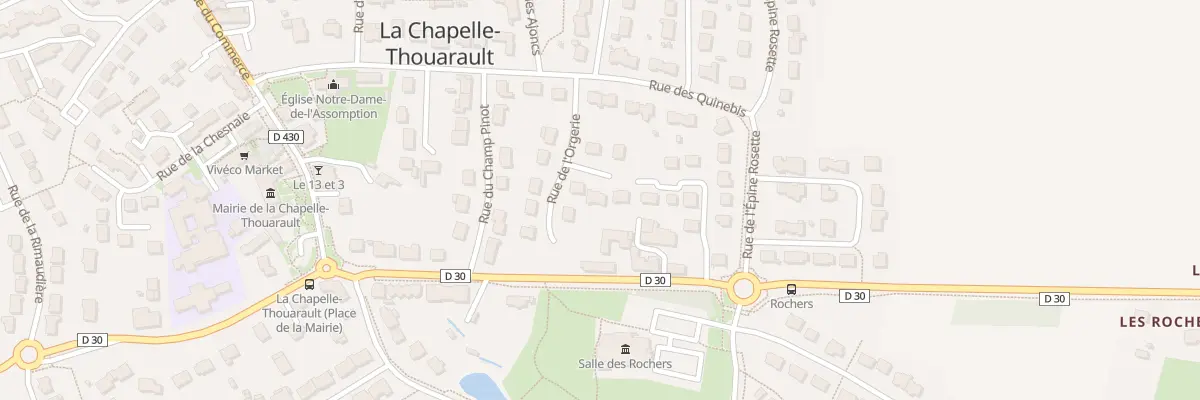 Plan du 8 Rue de l’Orgerie à La Chapelle-Thouarault