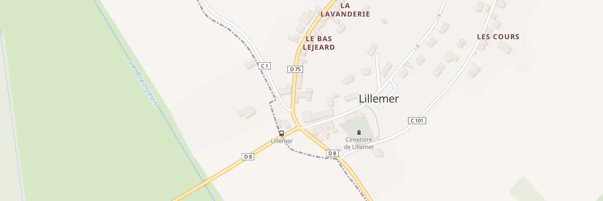 Plan du 12 Bas Lejeard à Lillemer