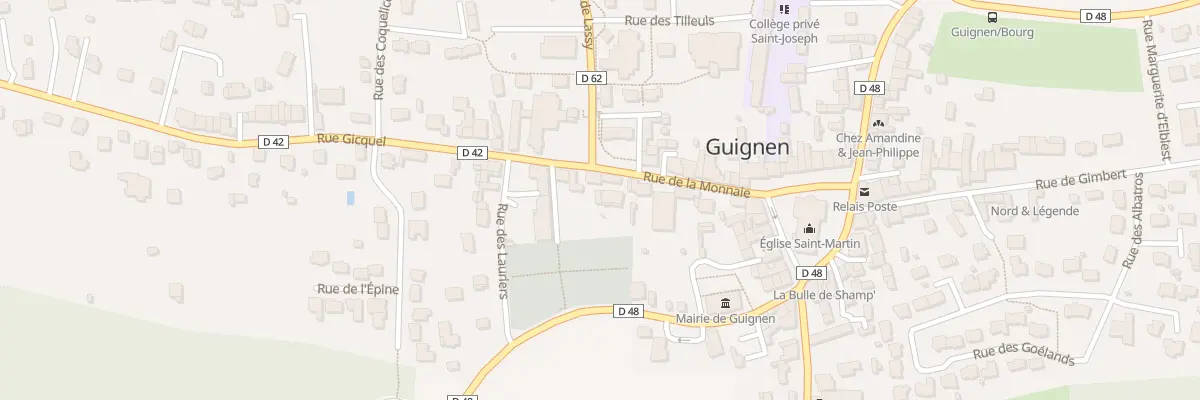 Plan du 15 Rue de la Monnaie à Guignen