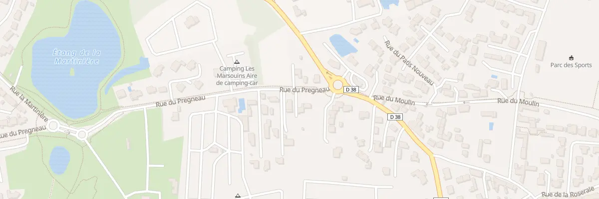 Plan du 10 Rue du pregneau à Bretignolles-sur-Mer