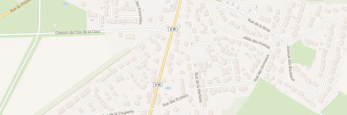 Plan du 10 Rue de la Croix Blanche à Malville