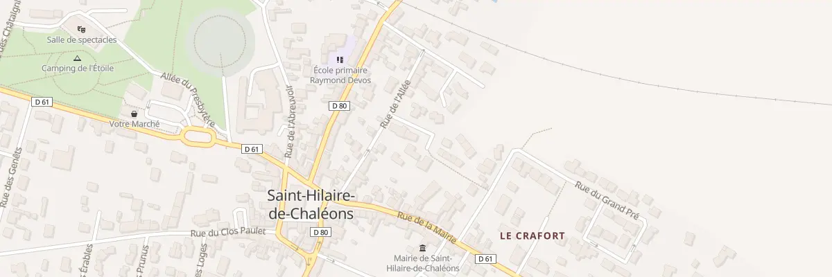 Plan du 6 Imp de la Mare à Saint-Hilaire-de-Chaléons