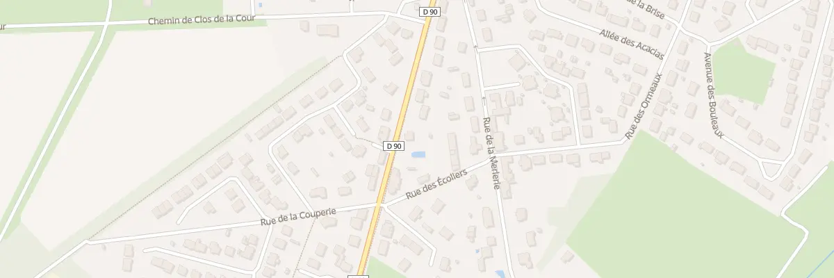 Plan du 16 Rue de la Croix Blanche à Malville