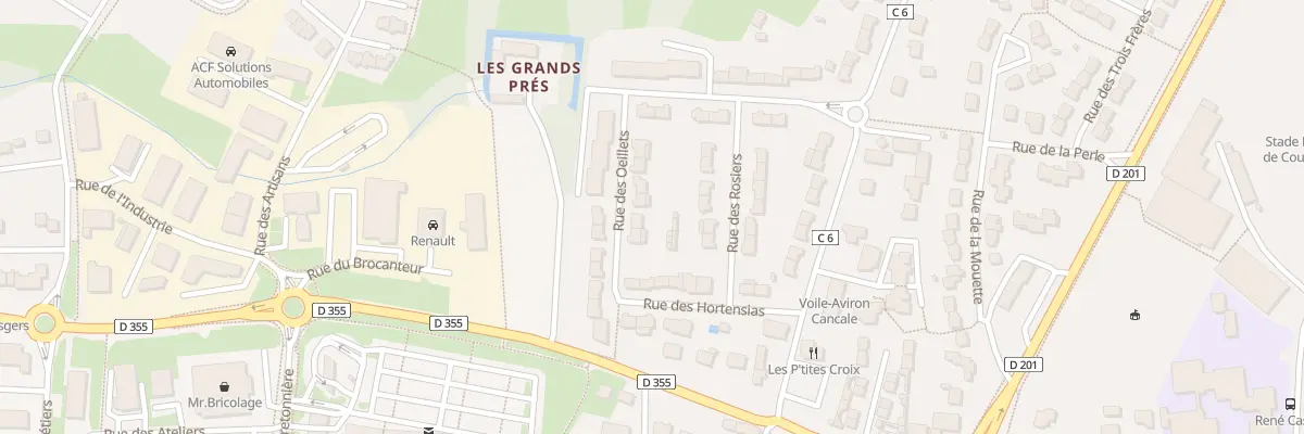 Plan du 23 Rue des Oeillets à Cancale