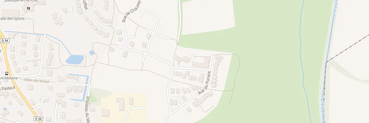 Plan du 4 Rue de Chausey à Cintré