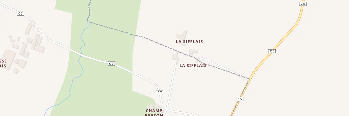 Plan du 5006 A la Sifflais aux Iffs