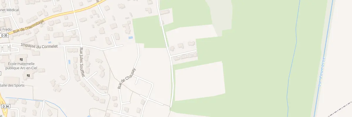 Plan du 2 Rue de la Baurade à Cintré