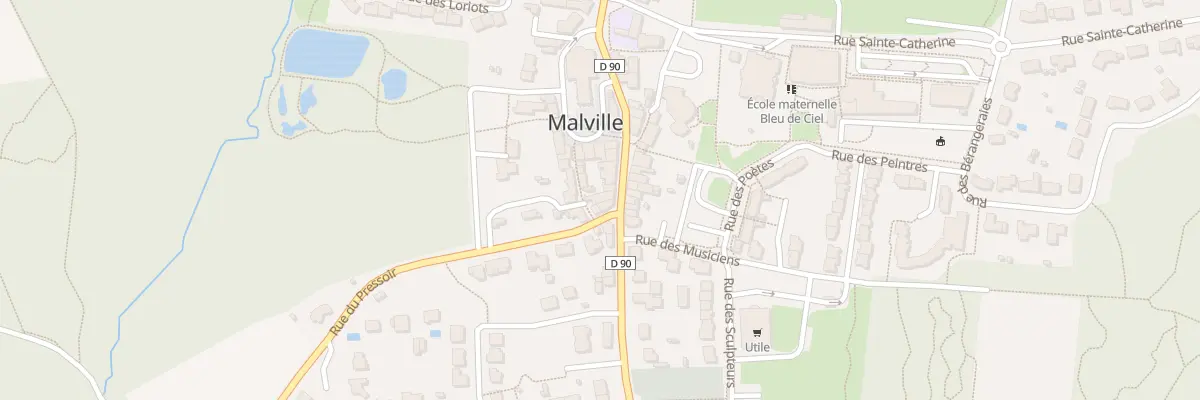 Plan du 2 Rue de l’Abattoir à Malville