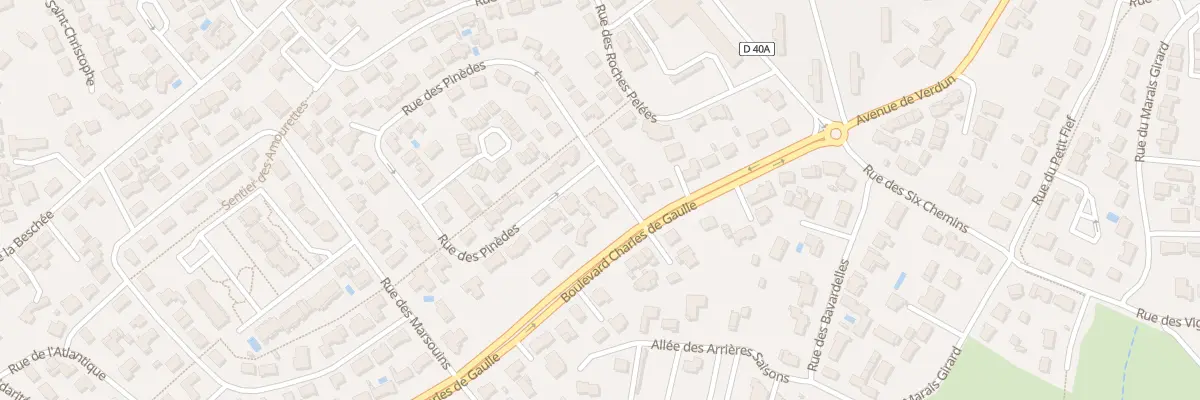 Plan du 2 Rue des pinèdes à Bretignolles-sur-Mer