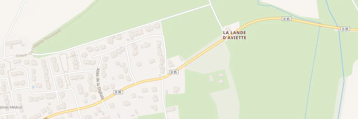 Plan du 21 Rue de l’Hermitage à Cintré