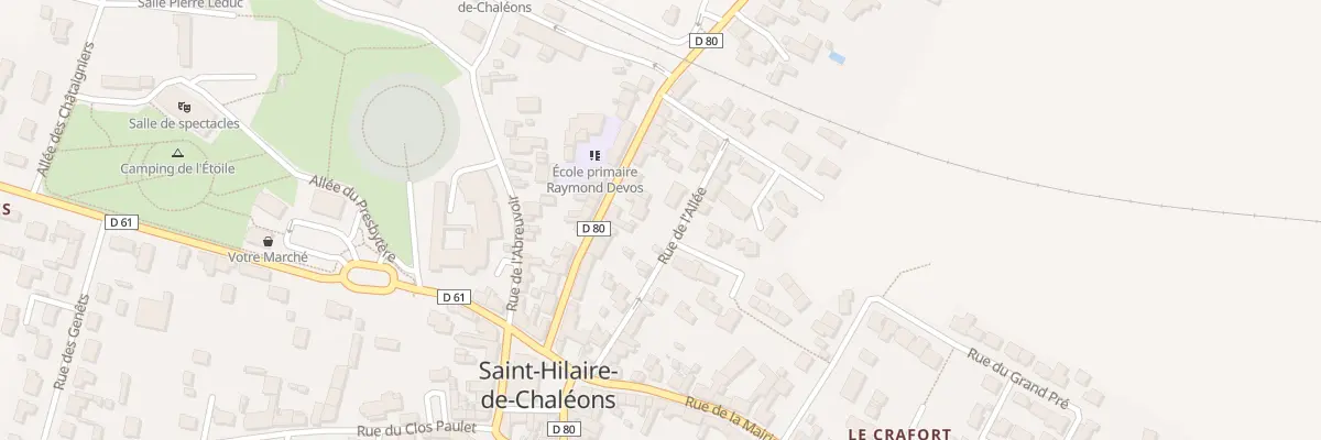 Plan du 5B Rue de l’Allée à Saint-Hilaire-de-Chaléons